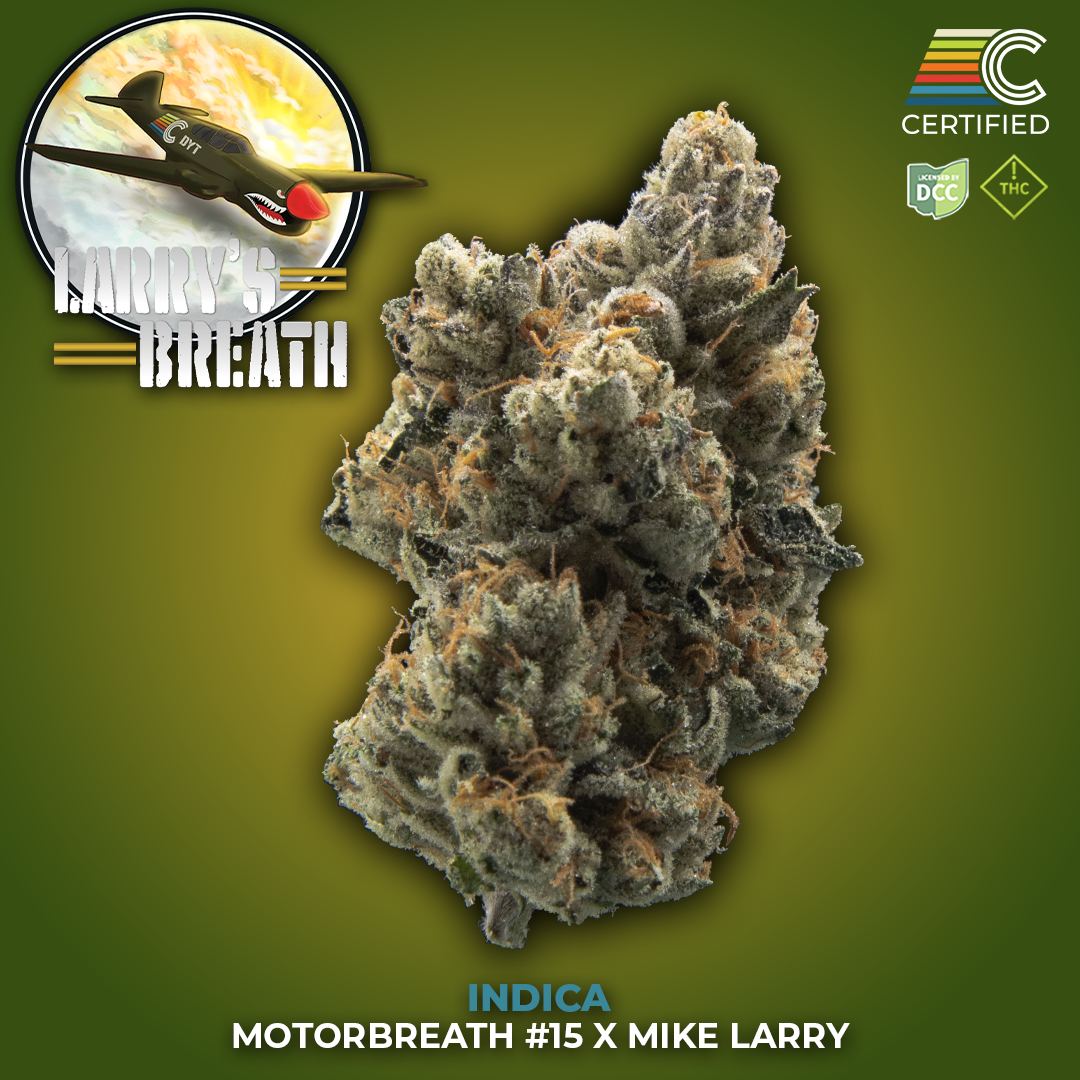 Larry's Breath #7 Strain | Indica Cannabis Flower | CERTIFIED